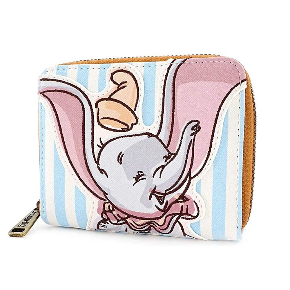 Loungefly x Disney Dumbo Striped Faux-Leather Wallet - SIDE