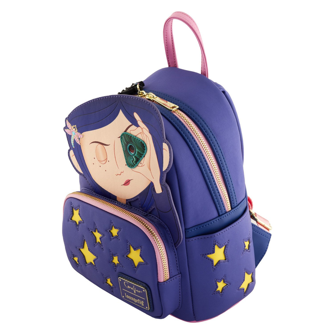 Loungefly Laika Coraline Stars Cosplay Mini Backpack - Top View