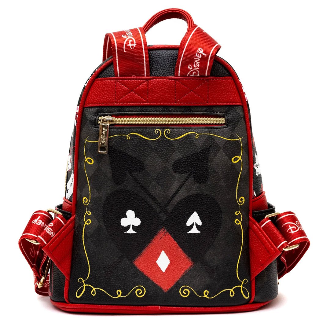 WondaPop Disney Alice in Wonderland Queen of Hearts Mini Backpack - Back without straps