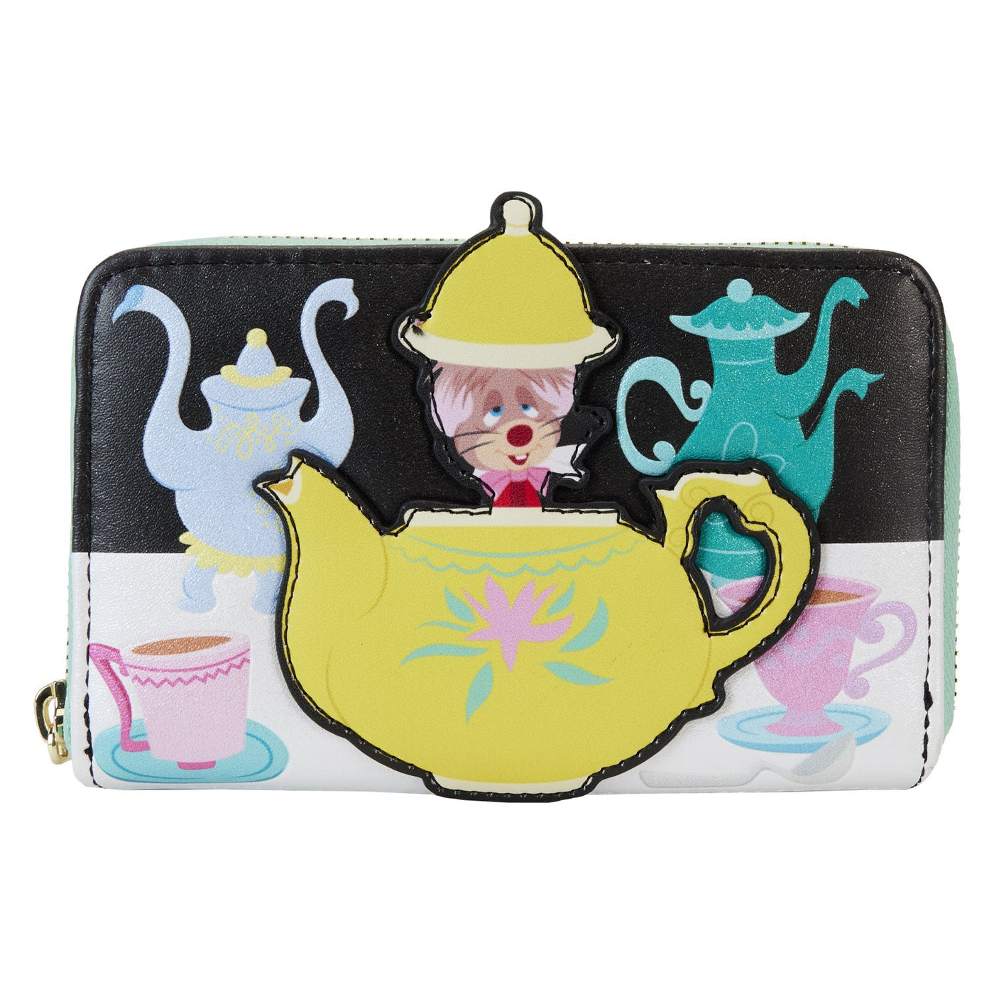 Loungefly Disney Alice in Wonderland Unbirthday Zip-Around Wallet - Front