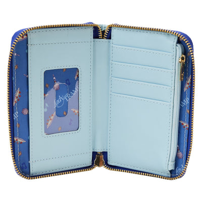671803448384 - Loungefly Disney Lady and the Tramp Classic Book Zip-Around Wallet - Interior