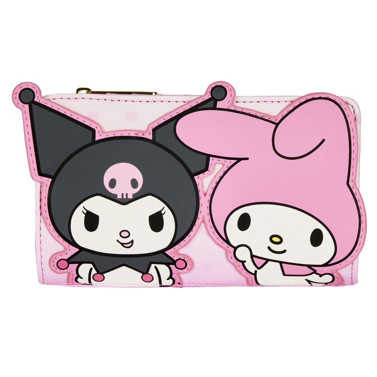 Loungefly Sanrio My Melody Kuromi Flap Wallet - Front