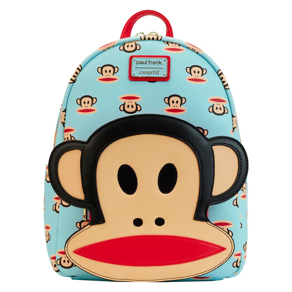 671803414952 - Loungefly Paul Frank Julius Pocket Mini Backpack - Front