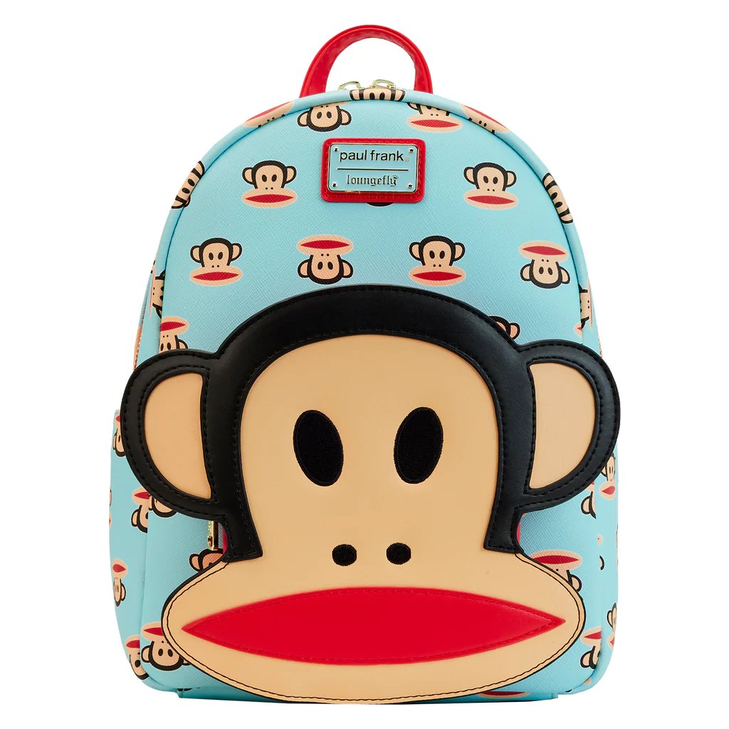 671803414952 - Loungefly Paul Frank Julius Pocket Mini Backpack - Front