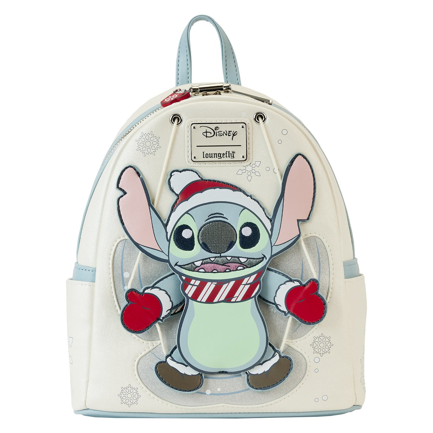 Loungefly Disney Stitch Snow Angel Cosplay Mini Backpack - Moveable Arms