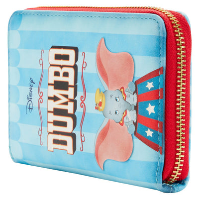 Loungefly Disney Dumbo Book Series Zip-Around Wallet - Close Up