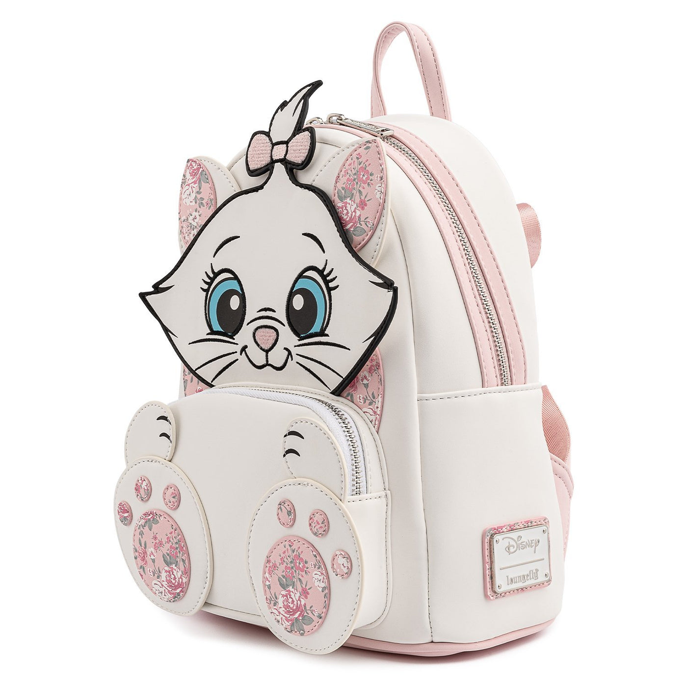 Disney Aristocats Marie Floral Footsy Mini Backpack
