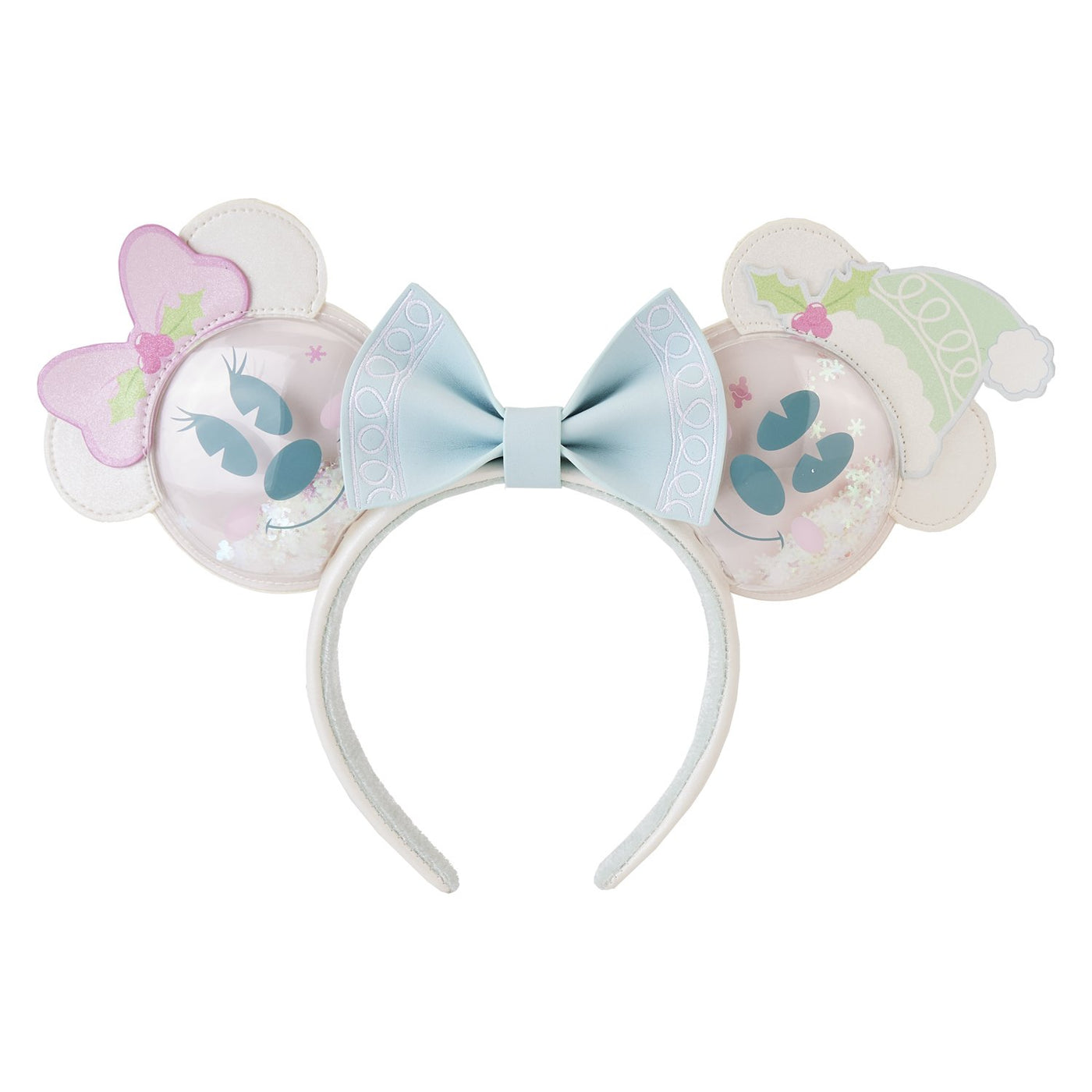 Loungefly Disney Mickey and Minnie Pastel Snowman Headband - Front