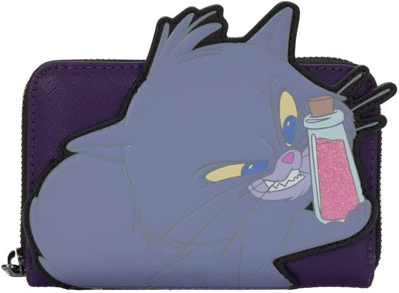 Loungefly Disney Emperor's New Groove Yzma Kitty Zip-Around Wallet - Loungefly wallet front