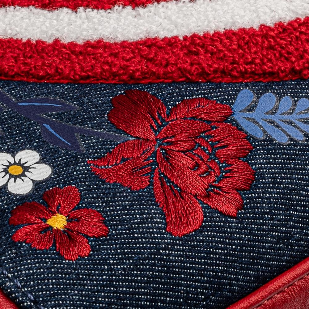 Marvel Captain America 80th Anniversary Floral Shield Crossbody