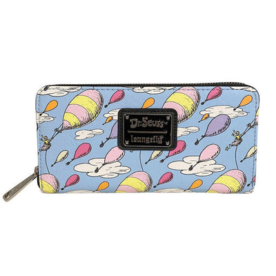 707 Street Exclusive - Loungefly Dr. Seuss Oh the Places You'll Go Zip-Around Wallet - Front