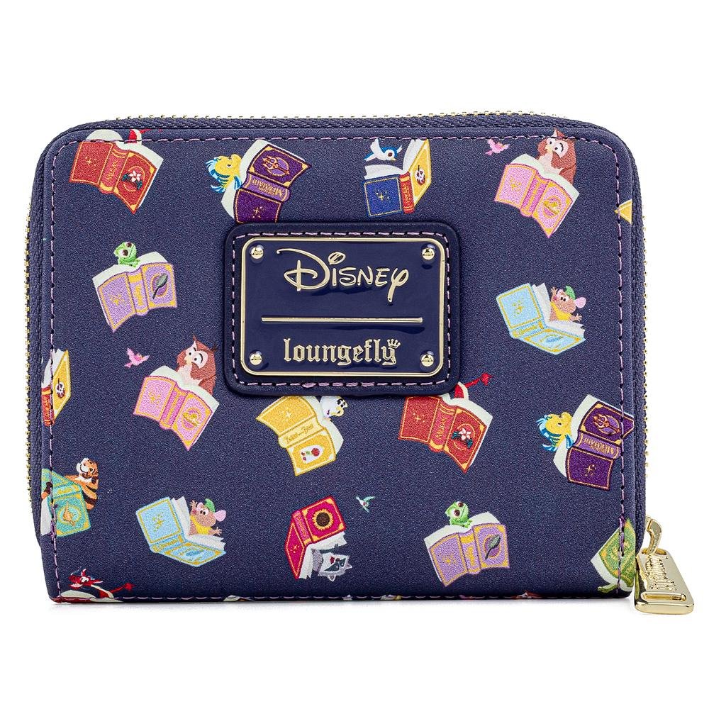 Loungefly Disney Princess Books Allover Print Zip-Around Wallet