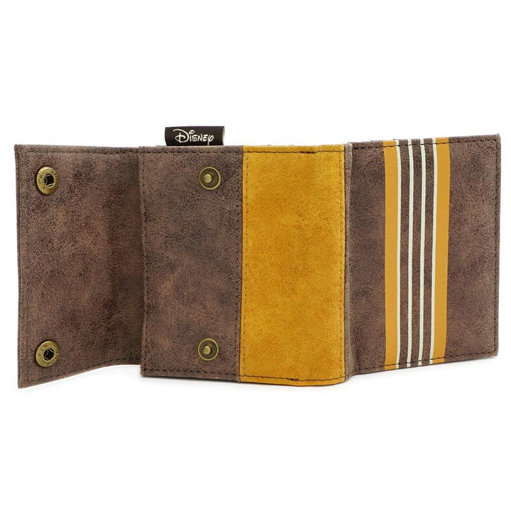 LOUNGEFLY X THE LION KING TRIBAL WALLET - FRONT DETAIL