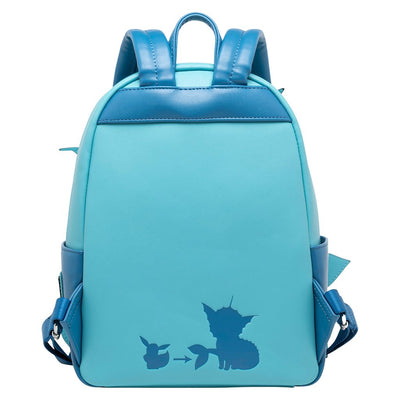 671803451346 - 707 Street Exclusive - Loungefly Pokemon Vaporeon Cosplay Mini Backpack - Back