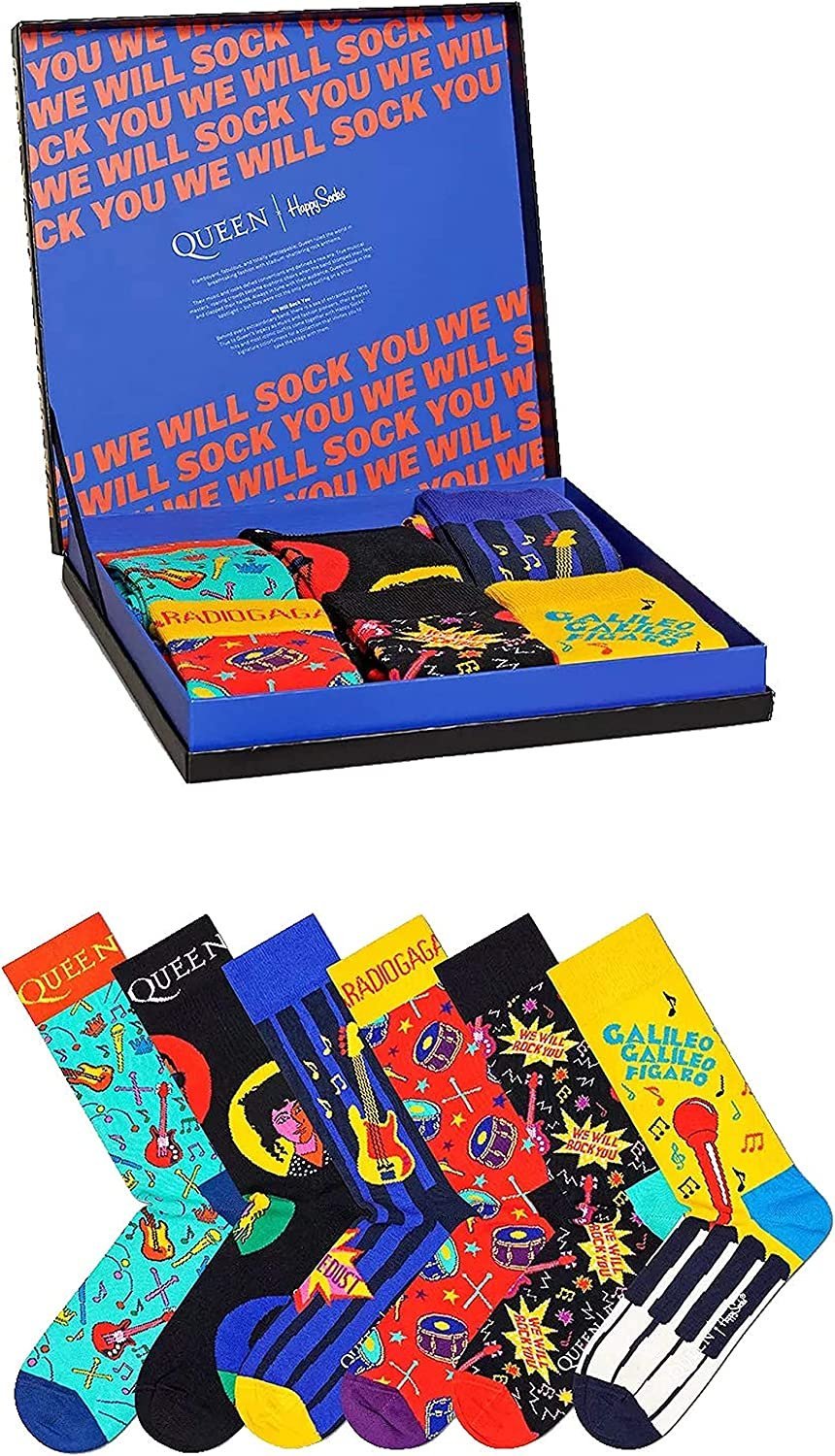 Happy Socks Queen Socks Gift Box 6-Pack - 192766046559