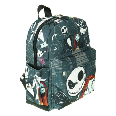 WondaPop Disney Nightmare Before Christmas Jack and Sally Nylon Mini Backpack - Side angle 2