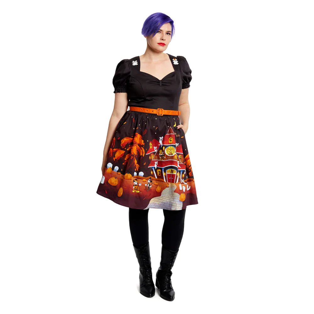 Stitch Shoppe by Loungefly Disney Haunted House Allison Dress - Model Front
