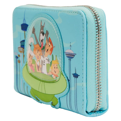 Loungefly Warner Brothers The Jetsons Spaceship Zip-Around Wallet - Loungefly wallet side view