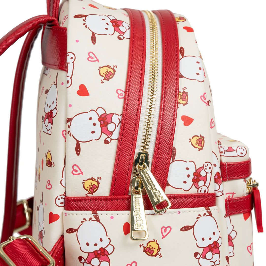 Loungefly Sanrio Pochacco Hearts Mini Backpack - Side detail
