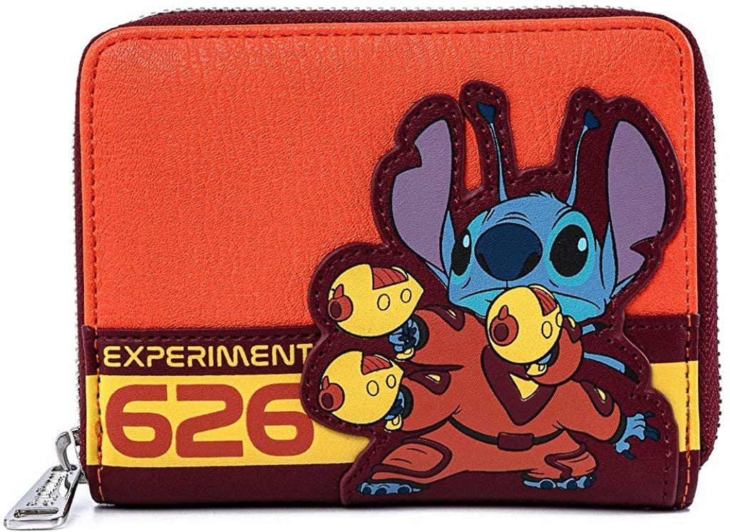 Disney Lilo & Stitch Experiment 626 Cosplay Zip-Around Wallet