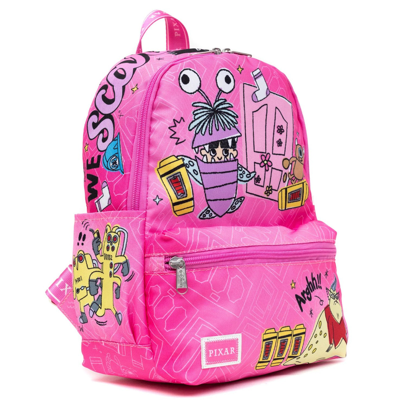WondaPop Pixar Monsters Inc Nylon Mini Backpack - Side View
