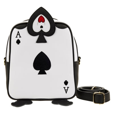 Loungefly Disney Alice In Wonderland Ace Of Hearts Crossbody - Front