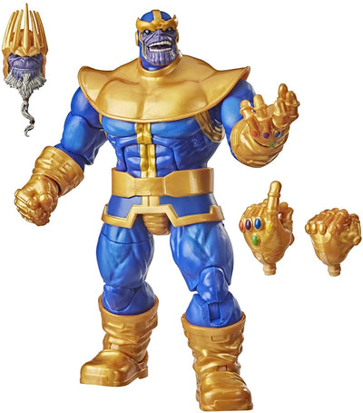 Marvel Hasbro Legends Series 6-inch Collectible Action Figure Thanos Toy, Premium Design and 3 Accessories