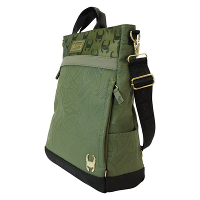 Loungefly Collectiv Marvel Loki The Creativ Convertible Tote Bag - SIde View