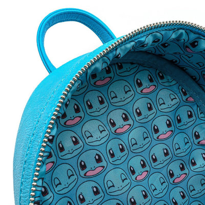 Loungefly x Pokemon Squirtle Cosplay Faux Leather Mini Backpack - INSIDE PRINT
