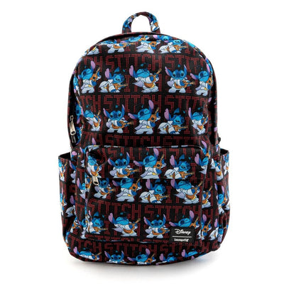 Loungefly Disney Lilo and Stitch Elvis Stitch All-Over-Print Nylon Backpack