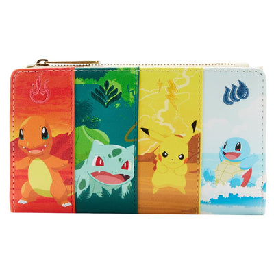 Loungefly Pokemon Elements Flap Wallet - Front