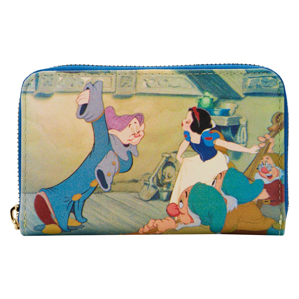 Loungefly Disney Snow White Scenes Zip-Around Wallet - Front