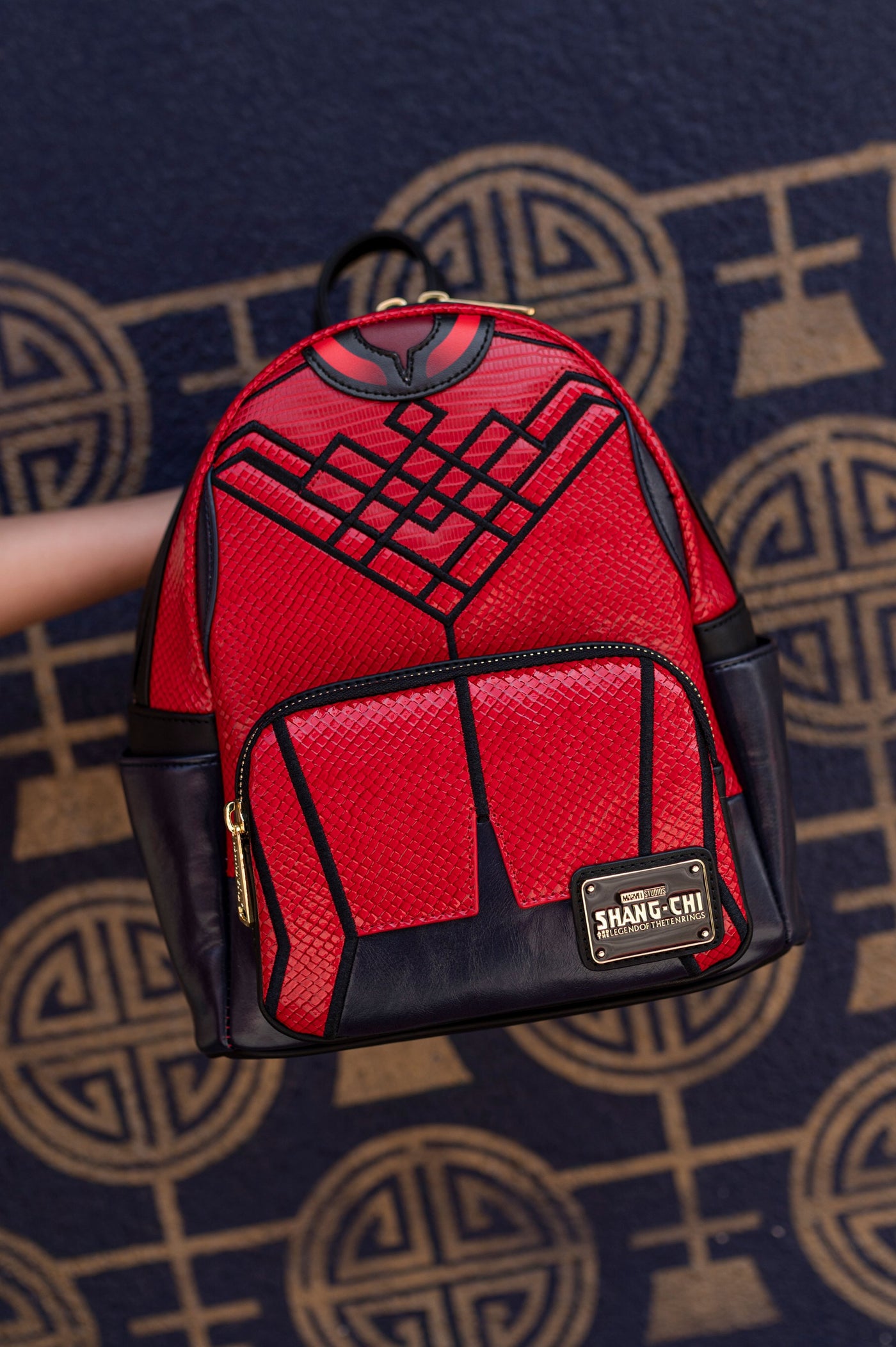 707 Street Exclusive - Loungefly Disney Marvel Shang-Chi Cosplay Mini Backpack - IRL Front