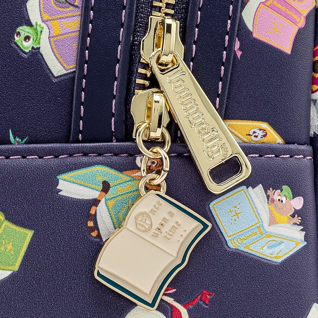 Loungefly Disney Princess Books Allover Print Mini Backpack