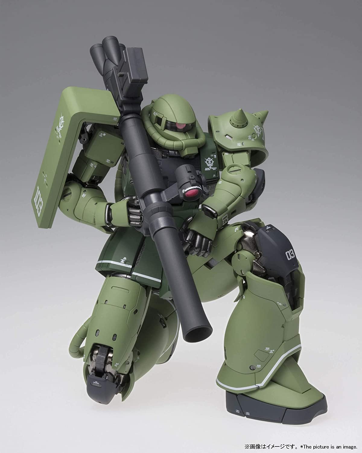 Mobile Suit Gundam: The Origin MS-06C Zaku II Type C, Bandai GundamFix Figuration Metal Composite