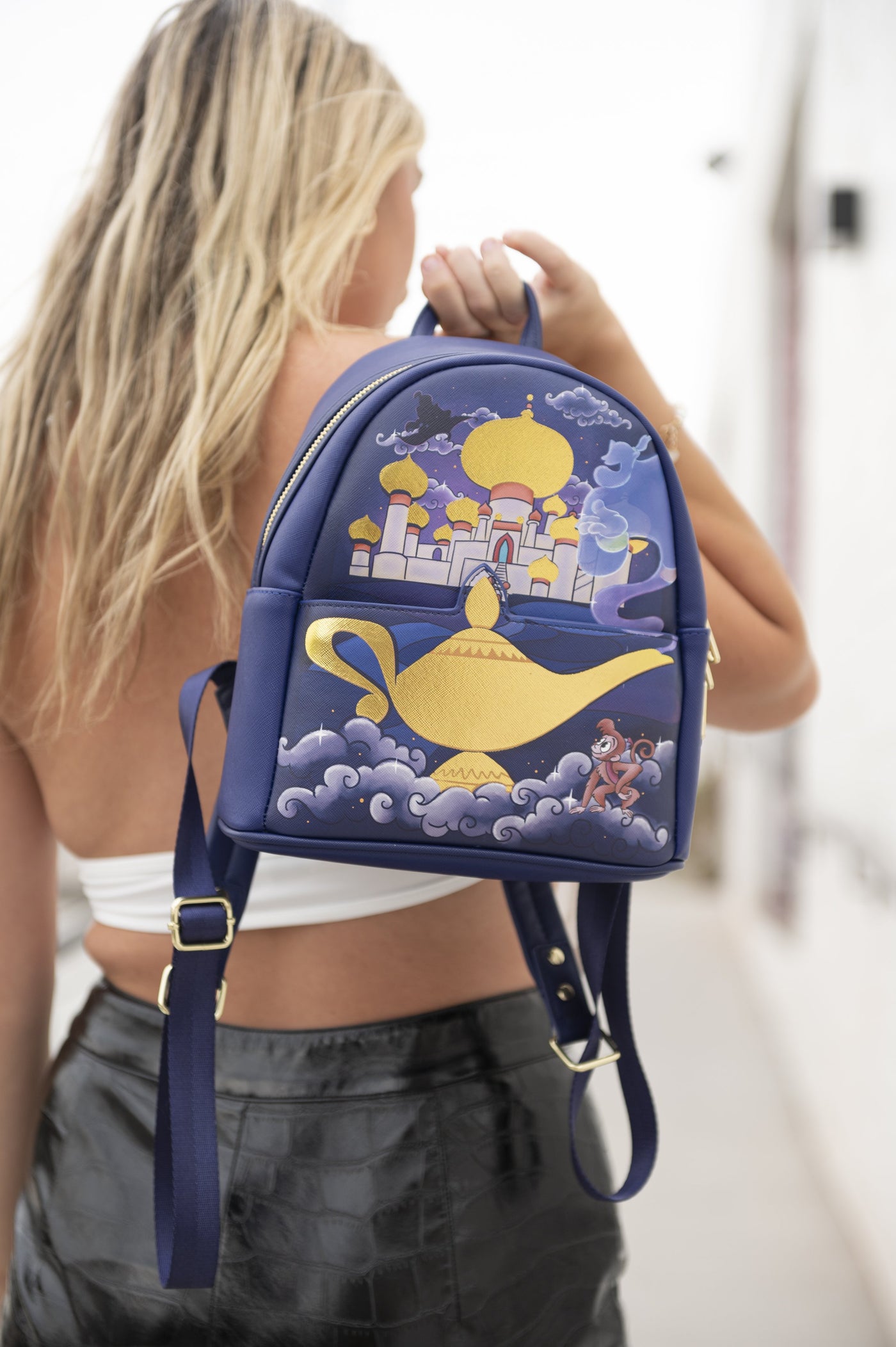 Disney Aladdin Princess Jasmine Castle Crossbody Bag