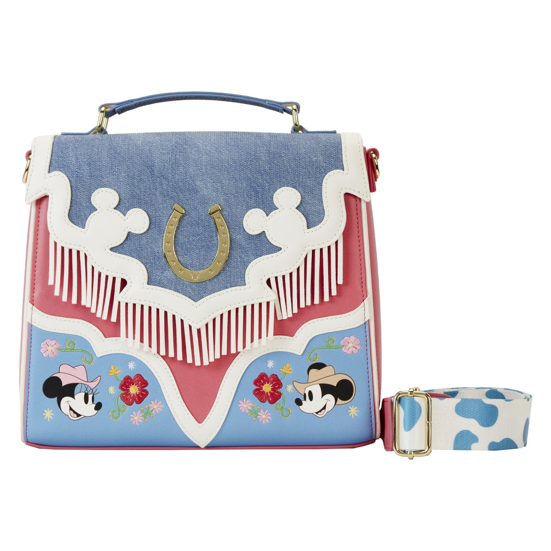 Loungefly Disney Western Mickey and Minnie Crossbody - Front