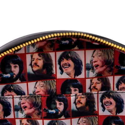 Loungefly The Beatles &quot;Let It Be&quot; Vinyl Record Crossbody - Lining
