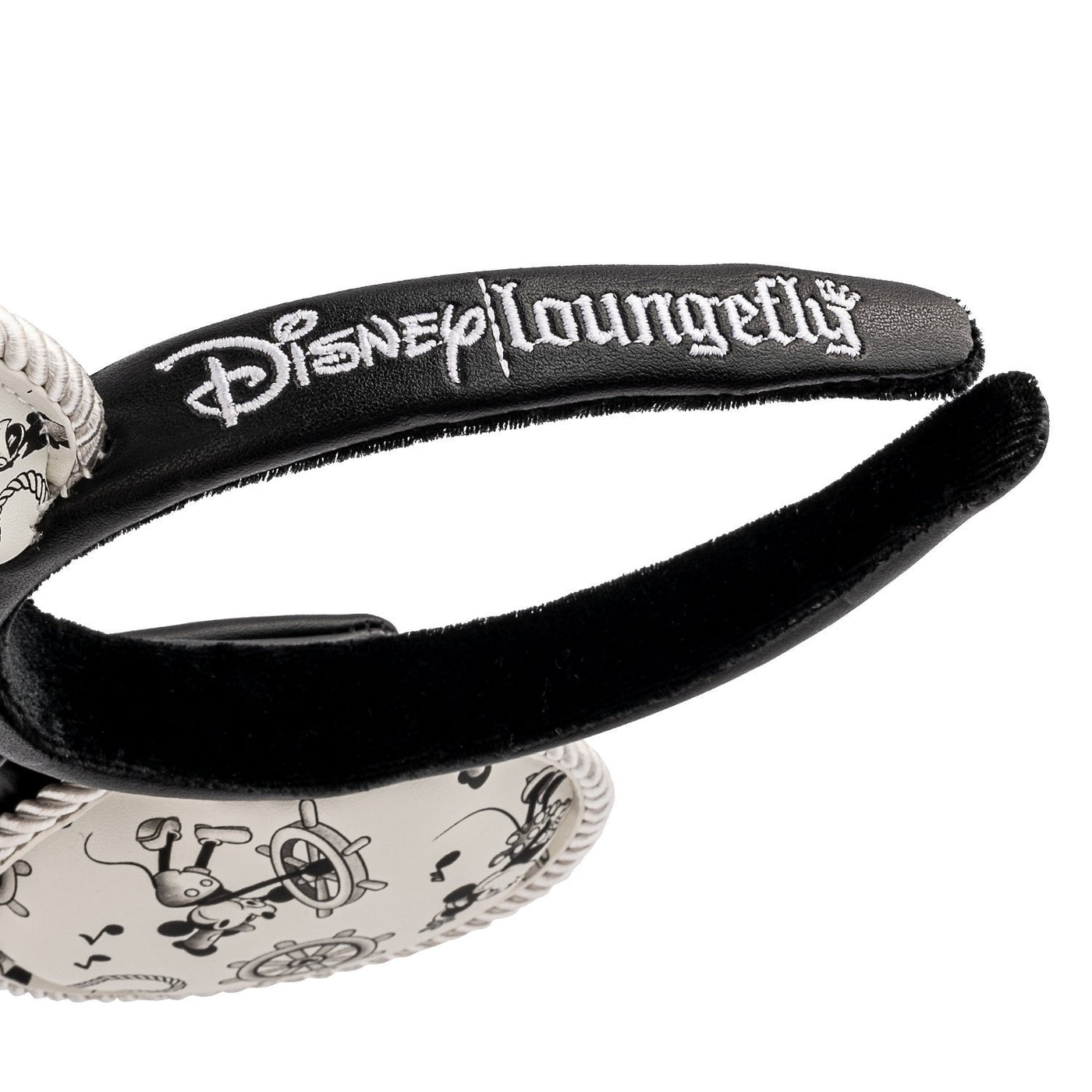 Loungefly Disney Steamboat Willie Minnie Ears Headband - Detail