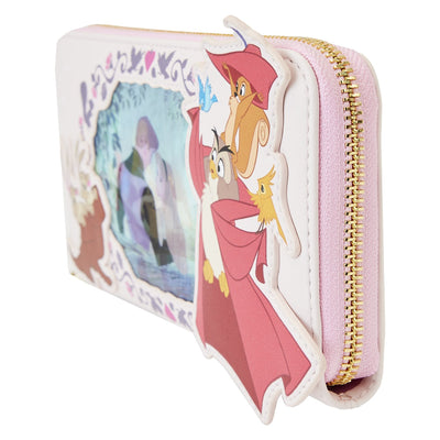 Loungefly Disney Sleeping Beauty Princess Lenticular Wristlet - Side View