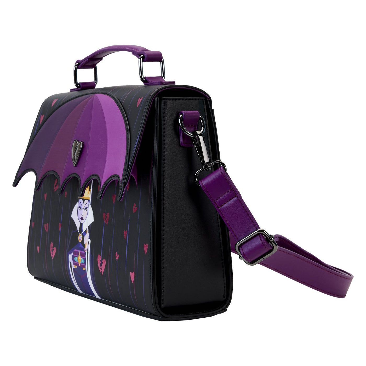 Loungefly Disney Villains Curse Your Hearts Crossbody - Side View