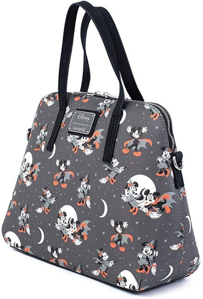 Disney Mickey & Minnie Halloween Allover Print Crossbody Bag
