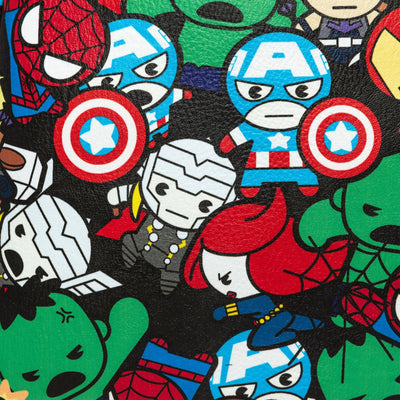 707 Street Exclusive - Loungefly Marvel Avengers Chibi Allover Print Mini Backpack - Print