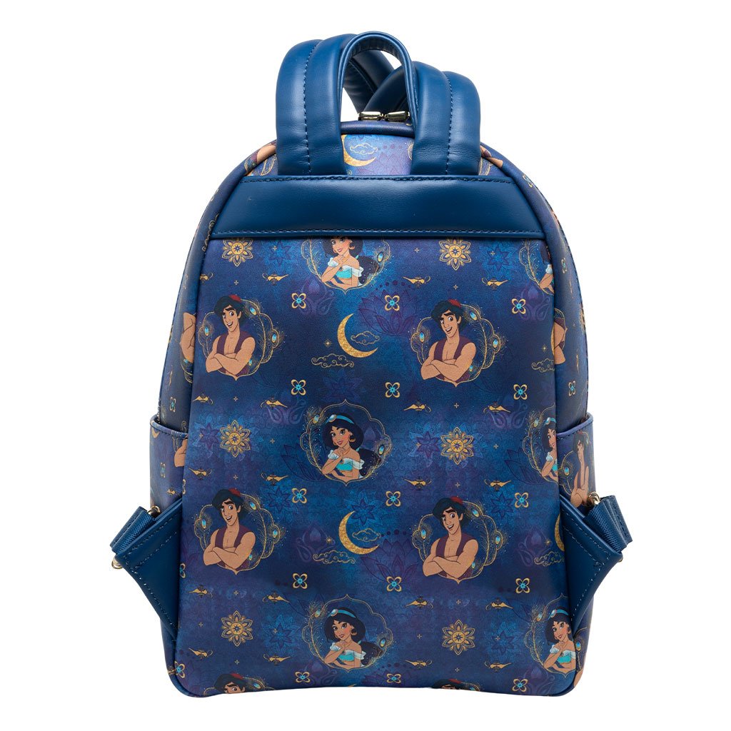 707 Street Exclusive - Loungefly Disney Aladdin and Jasmine Mini Backpack - Back