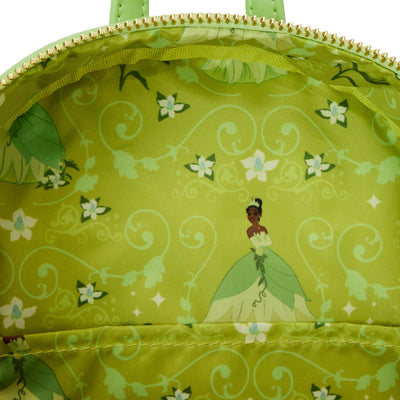 Loungefly Disney Princess and the Frog Tiana Lenticular Mini Backpack - Interior Lining