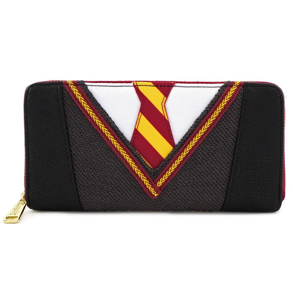 Loungefly x Harry Potter Uniform Cosplay Zip-Around Wallet - FRONT