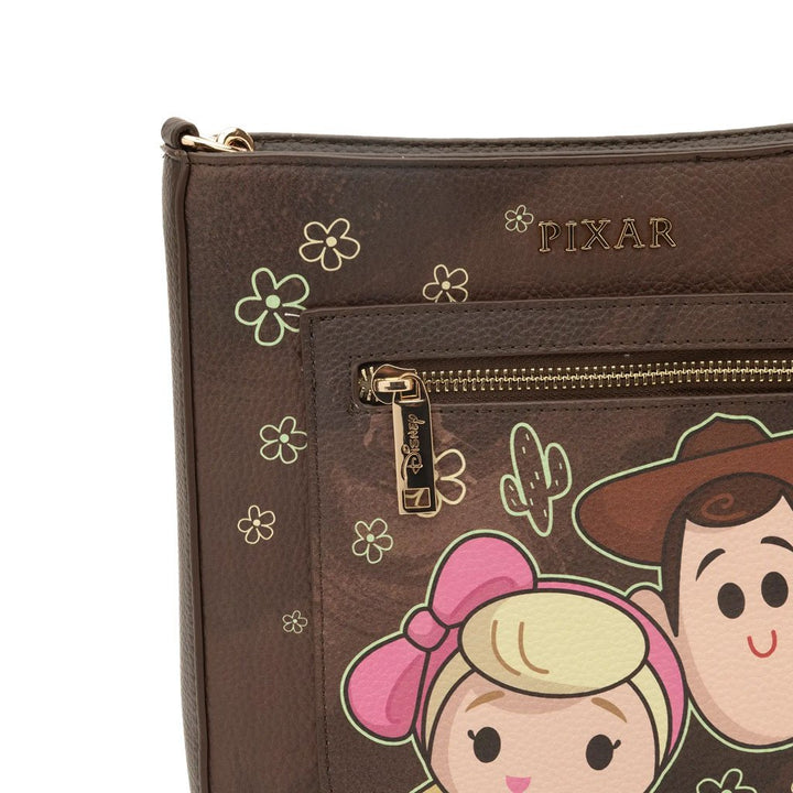 WondaPop Designer Series Disney Pixar Toy Story Woody and Bo Peep Crossbody - Close Up