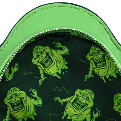 Loungefly Ghostbusters Slimer Convertible Backpack - Interior Lining