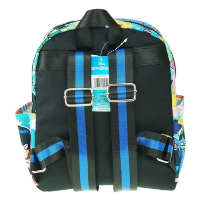 WondaPop Disney Lilo and Stitch with Angel Nylon Mini Backpack - Back