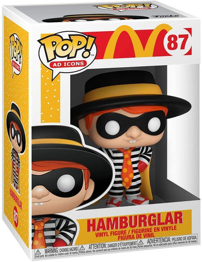 Funko Pop! Ad Icons: McDonald's - Hamburglar, Multicolor, 3.75 inches